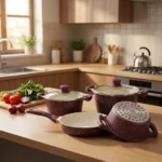 REDBERRY 7pcs Granite Cookware Set - Image 9