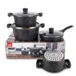 REDBERRY 7pcs Granite Cookware Set - Image 7