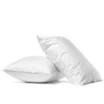Set of 2 White Cotton Fibre Bed Pillows – 1000g - Image 7