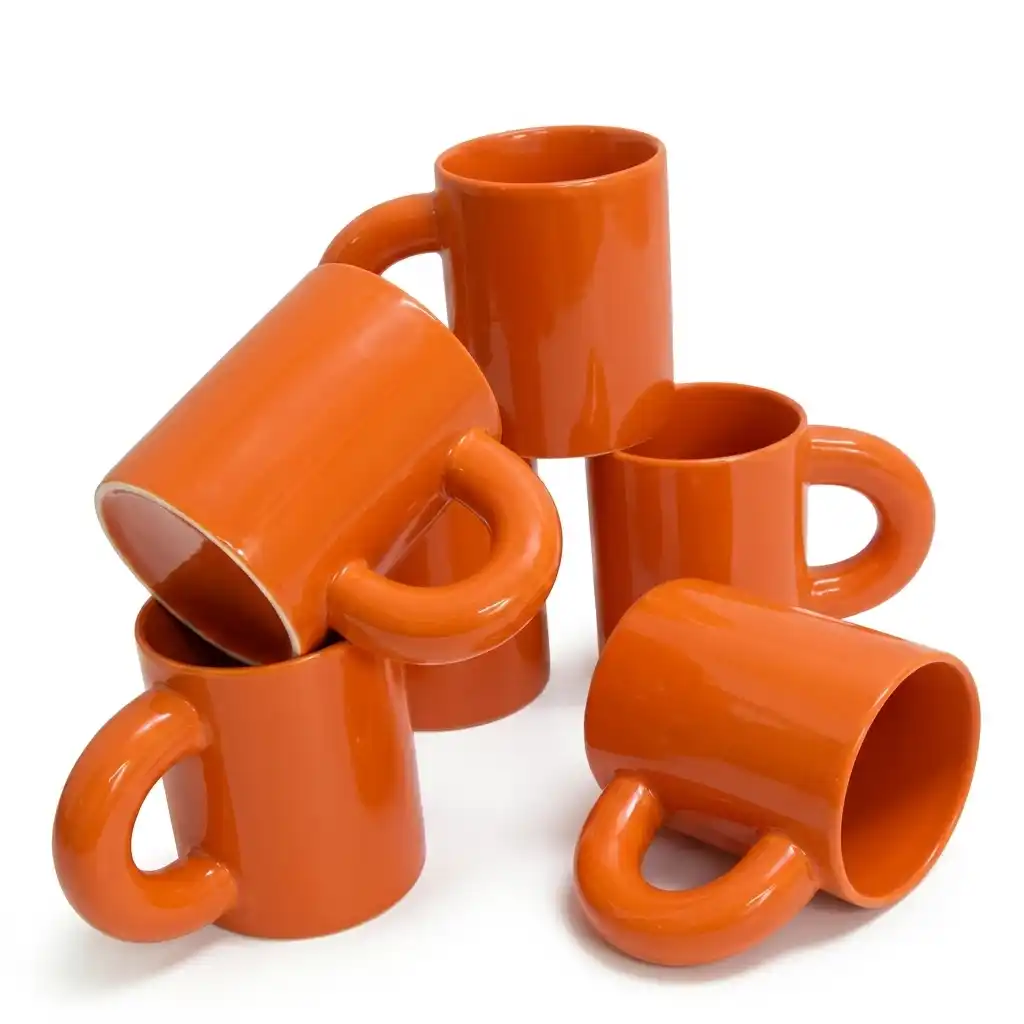 Set of 6 Ceramic Mugs