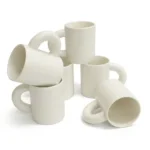 Set of 6 Ceramic Mugs - Image 9