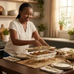 Signature Rectangular White Porcelain Casserole - Image 4