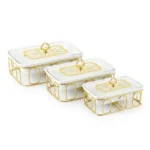 Signature Rectangular White Porcelain Casserole - Image 13