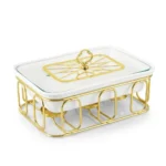 Signature Rectangular White Porcelain Casserole - Image 11
