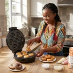 Sokany 7 Pieces Non Sticky Donut Maker - 1200W - Image 10