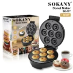 Sokany 7 Pieces Non Sticky Donut Maker - 1200W - Image 9