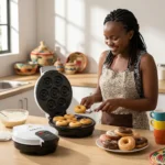 Sokany 7 Pieces Non Sticky Donut Maker - 1200W - Image 6