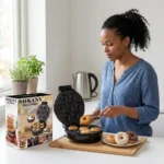 Sokany 7 Pieces Non Sticky Donut Maker - 1200W - Image 5