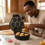Sokany 7 Pieces Non Sticky Donut Maker - 1200W - Image 4