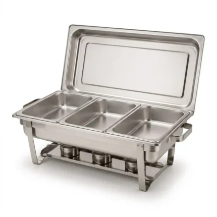 Triple Chafing Dish Stainless Steel Buffet Food Warmer