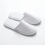Unisex Comfortable Indoor Slippers – Coral fleece, White