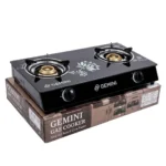 2-Burner Gas Cooker with Glass Top