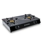 2-Burner Gas Cooker with Glass Top