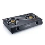 2-Burner Gas Cooker with Glass Top