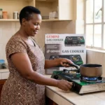 2-Burner Gas Cooker with Glass Top