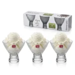225ml Redberry Nora Ice Cream Glass Set 3pcs - Image 4