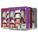 3-Column Wooden Wardrobe | Smart Enterprise - Image 17