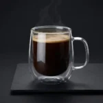 350ml Double Wall Glass Mug - Image 7