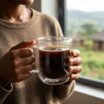 350ml Double Wall Glass Mug - Image 3