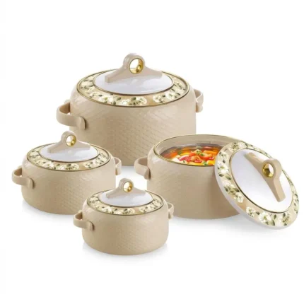 4 Piece Coral Hotpot Set