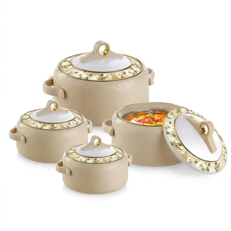 4 Piece Coral Hotpot Set