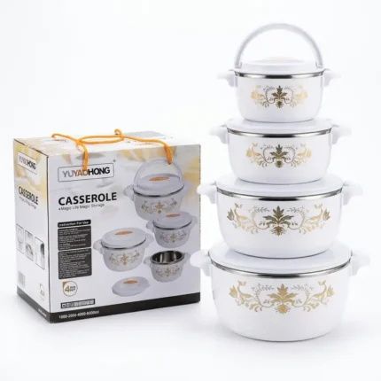 4-Piece Premium Thermal Casserole Hotpot Set