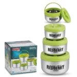 4 Piece REDBERRY UNIVIA Stainless Steel Hotpot Set - Image 6