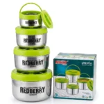 4 Piece REDBERRY UNIVIA Stainless Steel Hotpot Set - Image 5