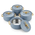 4-Piece Signature ANTALYA Plastic Insulated Hotpot Set