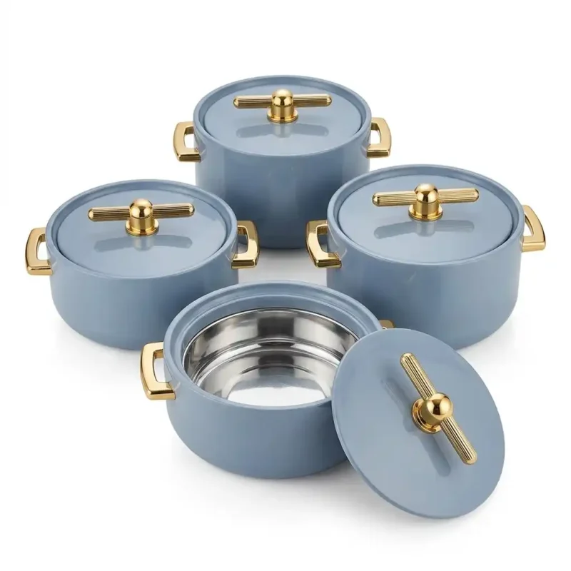 4-Piece Signature ANTALYA Plastic Insulated Hotpot Set