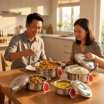 4-Piece Signature Stainless Steel Insulated Hotpot Set - Image 4