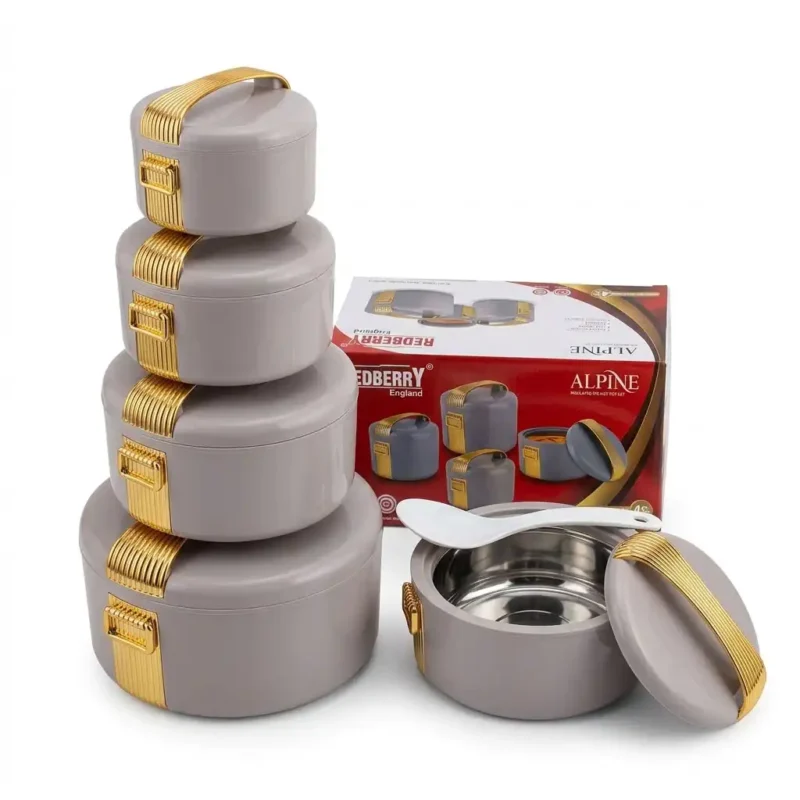 4PC Redberry Alpine Insulated Hot Pot Set | Smart Enterprise