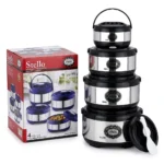 4pcs Redberry Stello Jumbo Hotpot Set Stainless Steel - Image 14