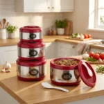 4pcs Redberry Stello Jumbo Hotpot Set Stainless Steel - Image 13