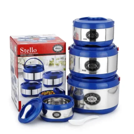 4pcs Redberry Stello Jumbo Hotpot Set Stainless Steel