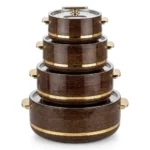 4pcs WOODENZA Insulated Hotpot Set - Image 18