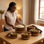 4pcs WOODENZA Insulated Hotpot Set - Image 19