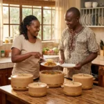 4pcs WOODENZA Insulated Hotpot Set