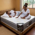 6 by 6 Mimi Spring Fibre Mattress 10 Inch