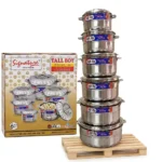 6 Pcs Signature Tallboy Stainless Steel Hotpots - Image 2