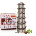 6 Pcs Victoria Stainless Steel Hotpots - Image 6
