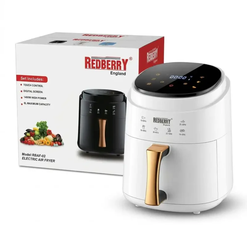 8L Redberry Electric Air Fryer RBAF-02 | Smart Enterprise