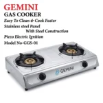 GEMINI 2-Burner Gas Cooker Stainless Steel - Image 5