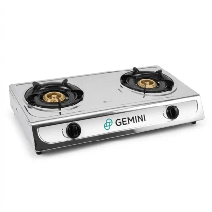 GEMINI 2-Burner Gas Cooker Stainless Steel