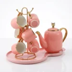 Matching Ceramic Tea Set – 8 Piece - Image 4