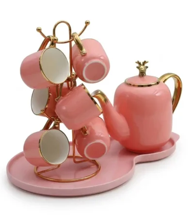 Matching Ceramic Tea Set – 8 Piece