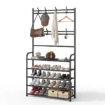 Multi-function Rack Shoe, Hat and Cloth Hanger Rack