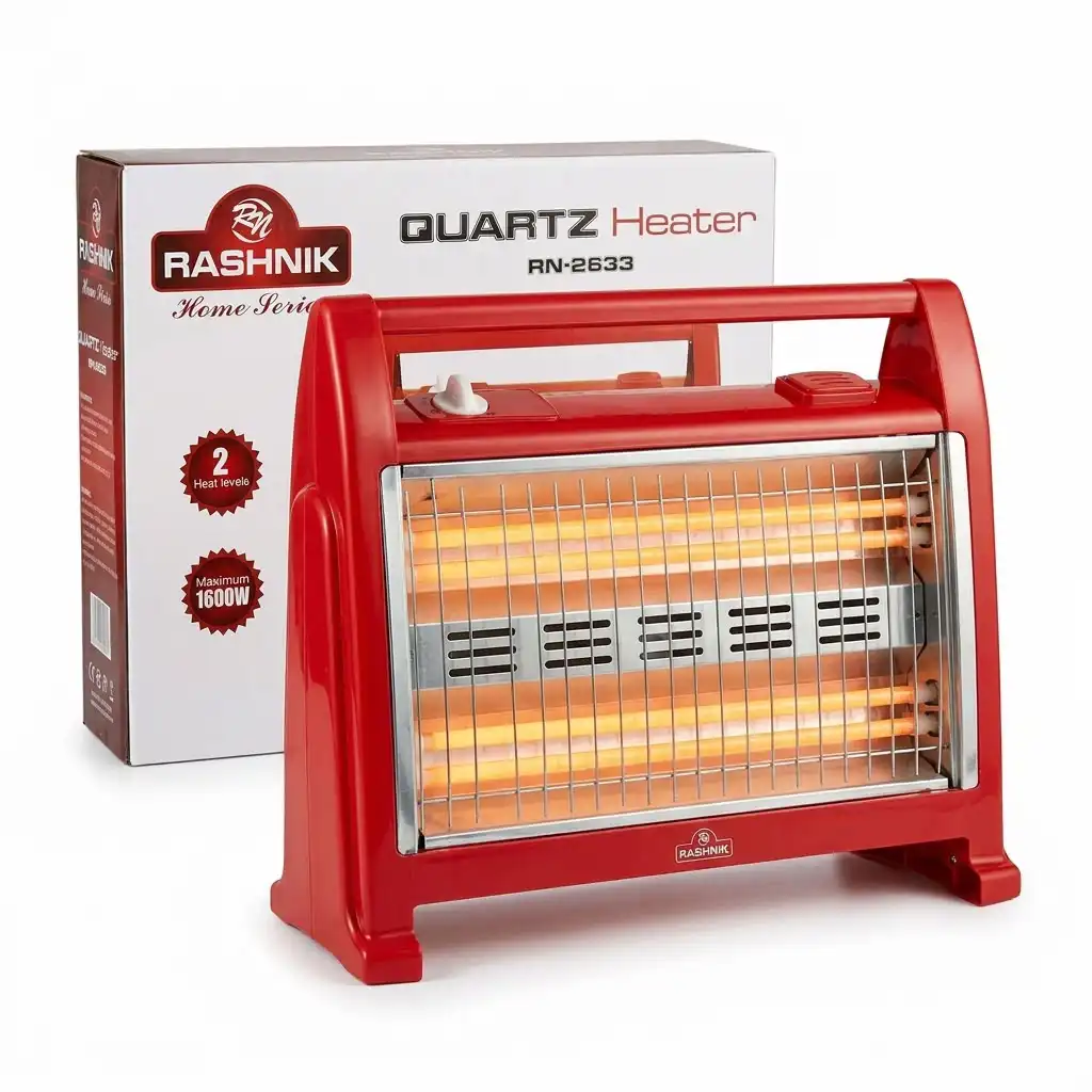 Rashnik Halogen Quartz Portable Electric Room Heater