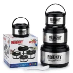Redberry 4pcs STELLO Insulated Hotpot Set Stainless Steel