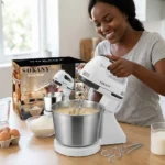Sokany 2-in-1 Stand and Hand Mixer (with bowl)